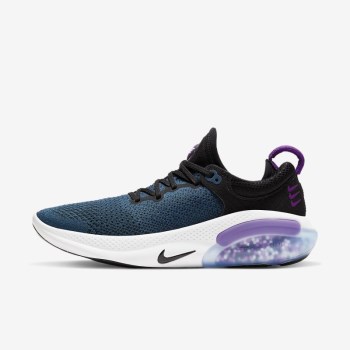 Nike Joyride Run Flyknit - Női Futócipő - Fekete/Lila/Kék/Fekete